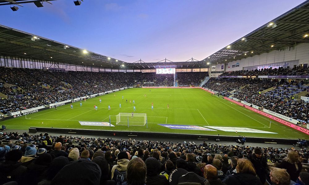 Inside the arena on a match day