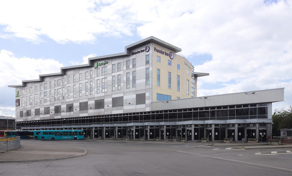 Riverlights w Derby, gdzie mieści się też dworzec autobusowy