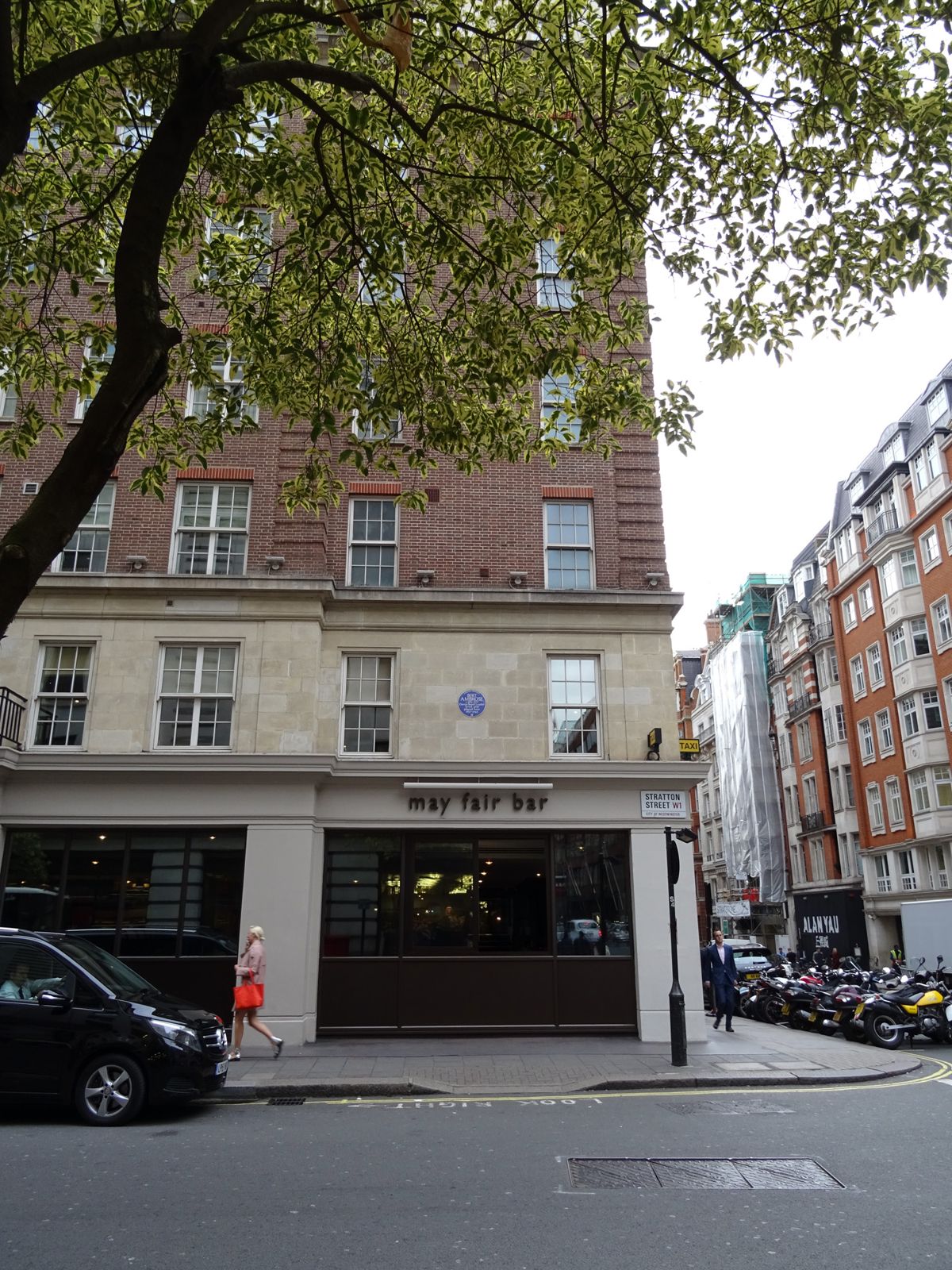 The May Fair Hotel, Stratton Street frontage
